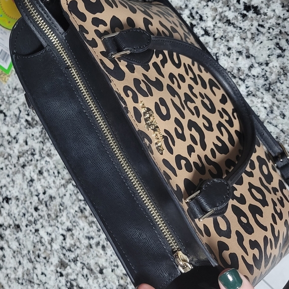 Kate spade leopard darcy satchel - Picture 5 of 8